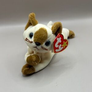 TY Beanie Baby 1996 “Snip” Siamese Cat Plush